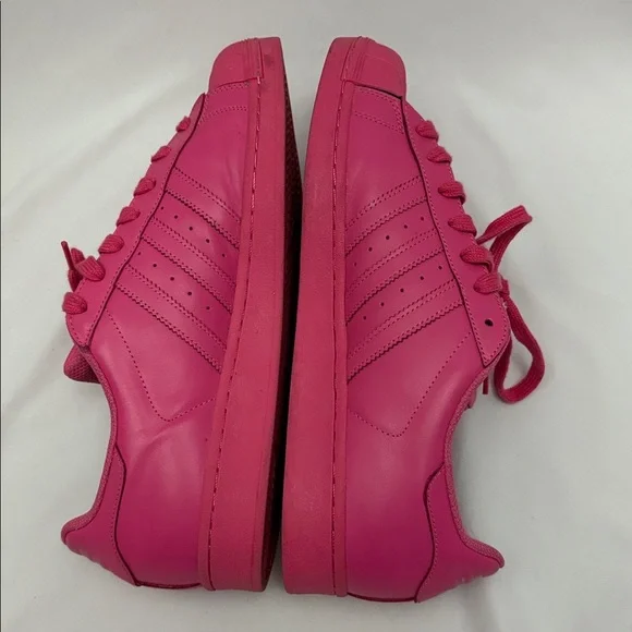 Adidas Superstar Pharrell Williams Pink Mens Size 12 Shoes Originals - Picture 9 of 15